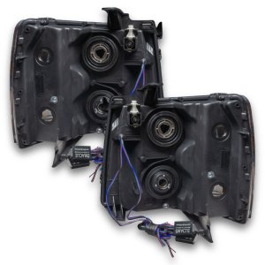 Chevrolet Silverado Headlight Assemblies - ORACLE Lighting - ColorSHIFT w/ BC1 Controller, Chrome Housing - `07-`13